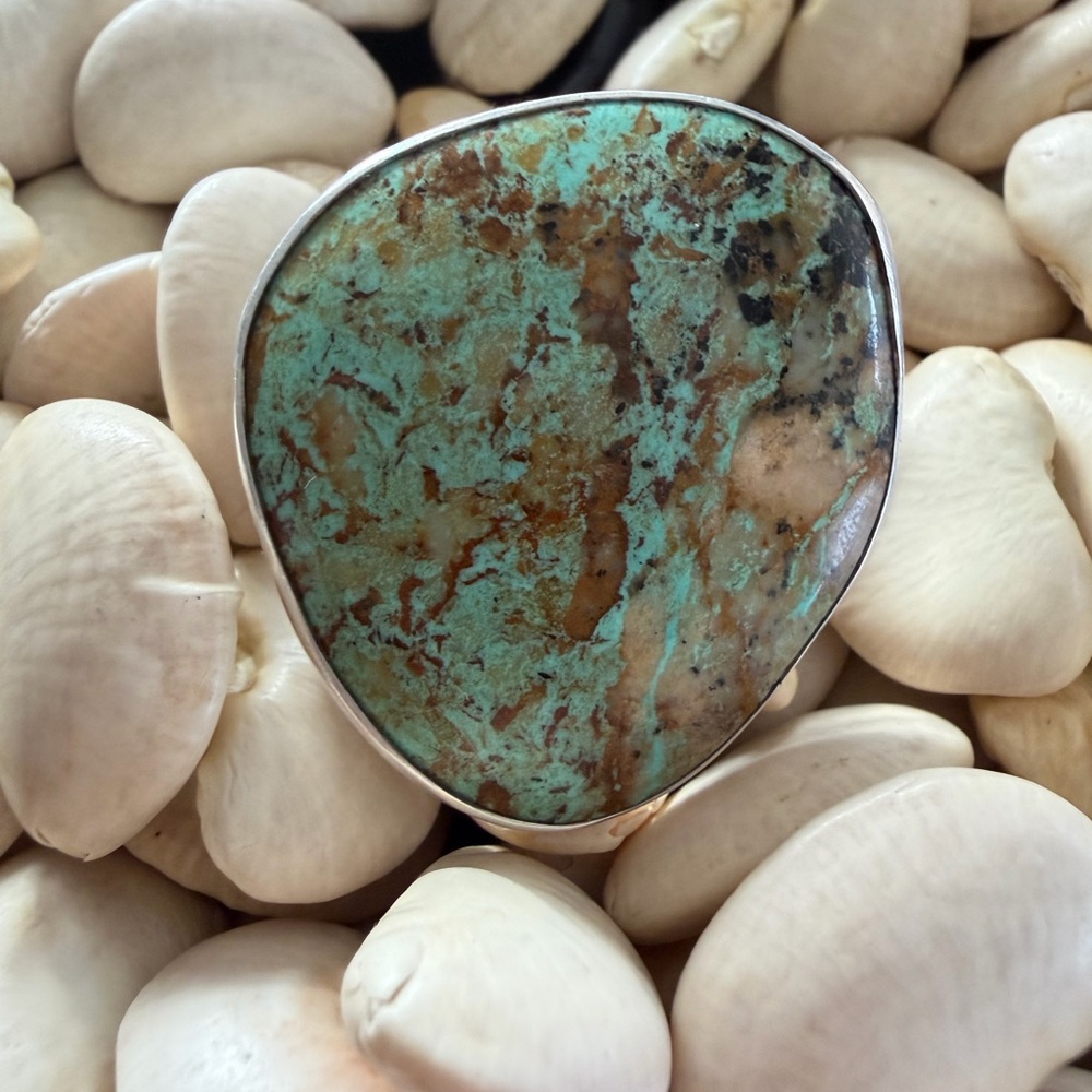 🎉SOLD🎉San Felipe Jacob Troncosa Large Turquoise Ring